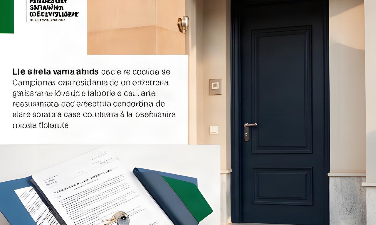 Puerta de una vivienda recuperada en Xirivella junto a una carpeta de documentos legales